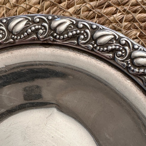 Vintage Sterling Silver Small Serving Dish - Picture 5 of 9